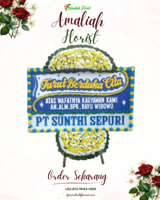 Papan Bunga Duka di Padangsari
